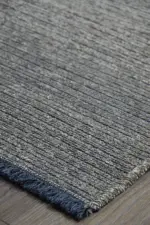 Nasino Modern Gri Polyester Makine Halısı - Görsel 2