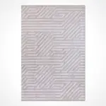 Cella Modern Gri Viskon ve Akrilik Pamuk Tabanlı Makine Halısı - Görsel 2