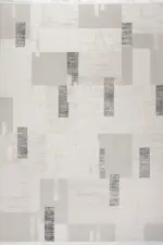 Racale Modern Krem Akrilik Makine Halısı