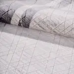 Tasonis Çerçeveli Gri Akrilik Pamuk Atkılı Makine Halısı - Görsel 5