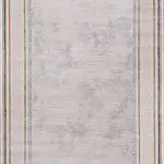 Soleminis Çerçeveli Krem Akrilik Pamuk Atkılı Makine Halısı