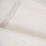 Barrali Çerçeveli Krem Akrilik Pamuk Atkılı Makine Halısı - Görsel 6