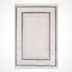 Selegas Çerçeveli Krem Akrilik Pamuk Atkılı Makine Halısı - Görsel 2