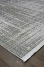 Turbi Modern Bej Akrilik Makine Halısı - Görsel 2