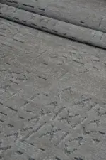 Kepte Modern Vizon Yıkanabilir Polyester Makine Halısı - Görsel 7