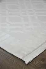 Widnes Modern Krem Akrilik Makine Halısı - Görsel 2