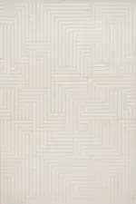 Otranto Modern Krem Akrilik Makine Halısı