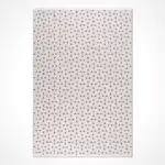 Nisceme Modern Krem Kabartmalı Polyester Kaydırmaz Taban Makine Halısı - Görsel 2