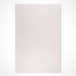 Modica Modern Beyaz Kabartmalı Polyester Kaydırmaz Taban Makine Halısı - Görsel 2