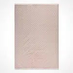 Riesi Modern Bej Kabartmalı Polyester Kaydırmaz Taban Makine Halısı - Görsel 2