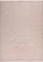 Riesi Modern Bej Kabartmalı Polyester Kaydırmaz Taban Makine Halısı