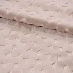 Enna Modern Bej Kabartmalı Polyester Kaydırmaz Taban Makine Halısı - Görsel 6