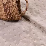 Enna Modern Bej Kabartmalı Polyester Kaydırmaz Taban Makine Halısı - Görsel 7