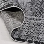 Rovigo Klasik Göbekli Gri Viskon ve Akrilik Makine Halısı - Görsel 4