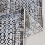 Tivoli Klasik Göbekli Gri Viskon ve Akrilik Makine Halısı - Görsel 3