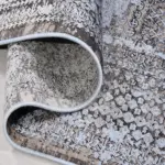 Tivoli Klasik Göbekli Gri Viskon ve Akrilik Makine Halısı - Görsel 4