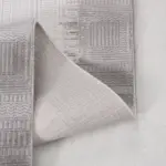 Balata Geometrik Gri Akrilik Makine Halısı - Görsel 3