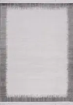 Balata Geometrik Gri Akrilik Makine Halısı