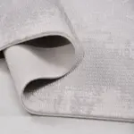 Pirato Geometrik Gri Akrilik Makine halısı - Görsel 4