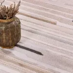 Toririta Modern Krem Polyester Kaydırmaz Taban Makine Halısı - Görsel 6