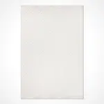 Licodia Modern Beyaz Loop ve Polyester Kaydırmaz Taban Makine Halısı - Görsel 2