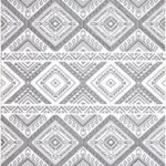 Cozze Geometrik Gri Loop ve Polyester Kaydırmaz Taban Makine Halısı Cozze Geometrik Gri Loop ve Polyester Kaydırmaz Taban Makine Halısı