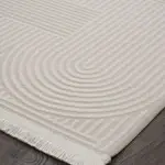 Bion Modern Krem Bohem Modeli Akrilik Makine Halısı