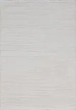 Rieti Modern Krem Polyester Kaydırmaz Taban Makine Halısı