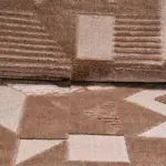 Sabina Modern Kahverengi Polyester Kaydırmaz Taban Makine Halısı - Görsel 6