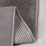 Borgorose Modern Gri Polyester Kaydırmaz Taban Makine Halısı - Görsel 3