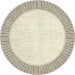 Arenal Çerçeveli Bej Polyester ve Pamuklu Yıkanabilir Kaydırmaz Taban Dijital Baskı Halı - Görsel 7