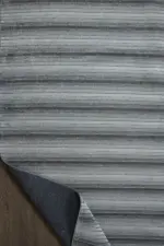 Milton Modern Gri Yıkanabilir Polyester/Pamuk Makine Halısı - Görsel 3