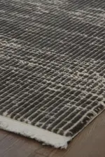 Oriolo Modern Antrasit Akrilik Makine Halısı - Görsel 2