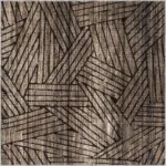 Prat Modern Gold Polyester ve Pamuklu Yıkanabilir Kaydırmaz Taban Dijital Baskı Halı - Görsel 5