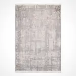 Giulo Modern Bej Polyester Kaydırmaz Taban Makine Halısı - Görsel 2