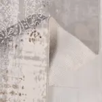 Giulo Modern Bej Polyester Kaydırmaz Taban Makine Halısı - Görsel 3