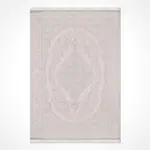 Arnano Klasik Göbekli Bej Polyester Kaydırmaz Taban Makine Halısı - Görsel 2