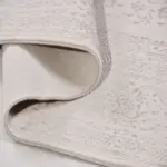 Arnano Klasik Göbekli Bej Polyester Kaydırmaz Taban Makine Halısı - Görsel 4