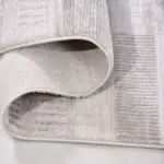 Montalbo Modern Gri Polipropilen Makine Halısı - Görsel 4