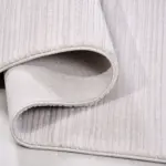 Apagni Çizgili Bej Polipropilen Makine Halısı - Görsel 4