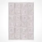 Cammora Geometrik Bej Polipropilen Makine Halısı - Görsel 2