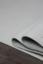 Carson Modern Beyaz Polyester Makine Halısı - Görsel 6