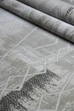 Tuffe Modern Krem Akrilik Makine Halısı - Görsel 7