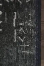 Sanya Modern Antrasit Yıkanabilir Polyester Makine Halısı - Görsel 3