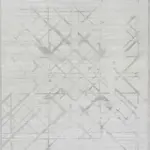 Marton Çerçeveli Krem Gri Çizgili Akrilik Makine Halısı