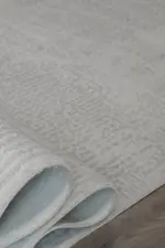 Monti Modern Gri Akrilik Makine Halısı - Görsel 4