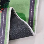 Wehr Figürlü Yeşil Pamuk ve Polyester Kaydırmaz Tabanlı Dijital Baskı Çcuk Halısı - Görsel 5