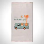 Baden Figürlü Krem Pamuk ve Polyester Kaydırmaz Tabanlı Dijital Baskı Çocuk Halısı - Görsel 2