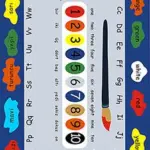 Glarus Figürlü Multi Pamuk ve Polyester Kaydırmaz Tabanlı Dijital Baskı Çocuk Halısı