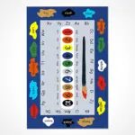 Glarus Figürlü Multi Pamuk ve Polyester Kaydırmaz Tabanlı Dijital Baskı Çocuk Halısı - Görsel 2